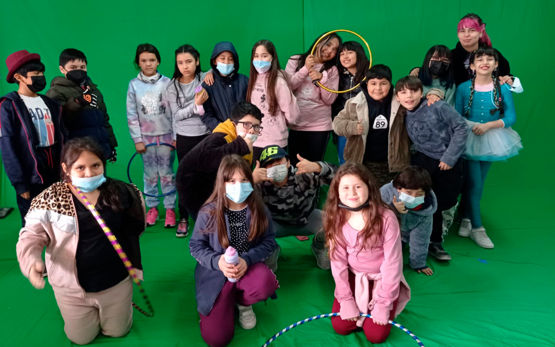 El circo del cineclub de la Escuela José Joaquín Pérez de Quinta Normal